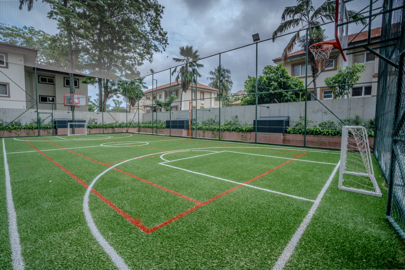 The multipurpose sports court at Grand Mirage