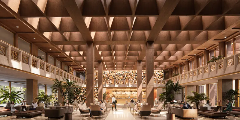 The grand lobby at Grand Mirage (artist’s impression)