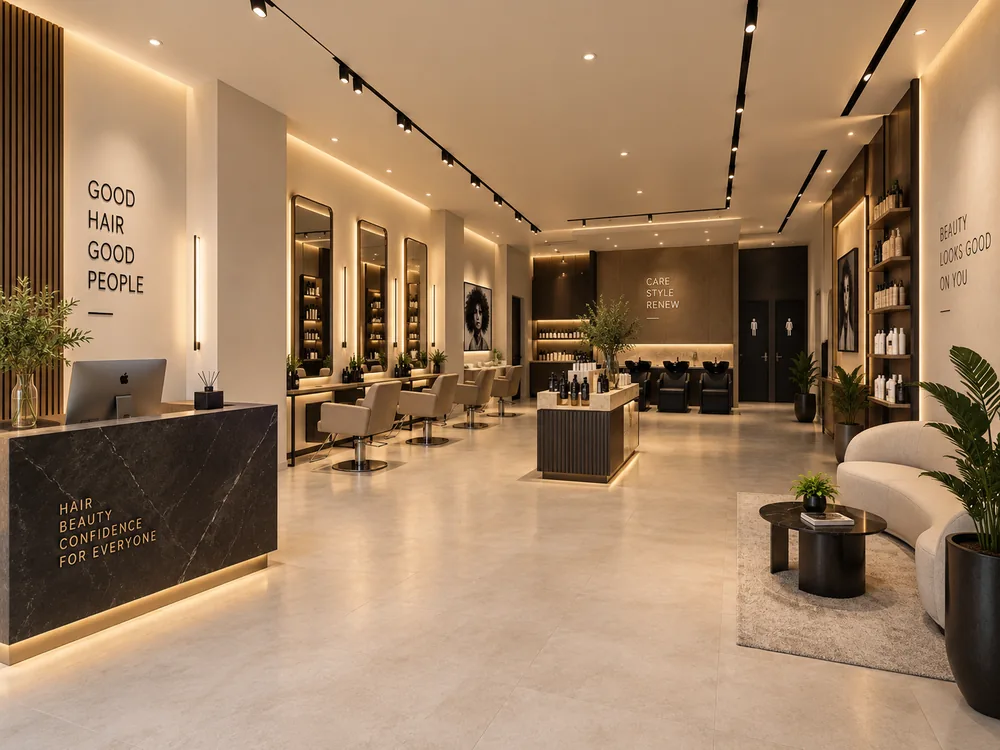 The hair and beauty salon inside Grand Mirage (illustrative)