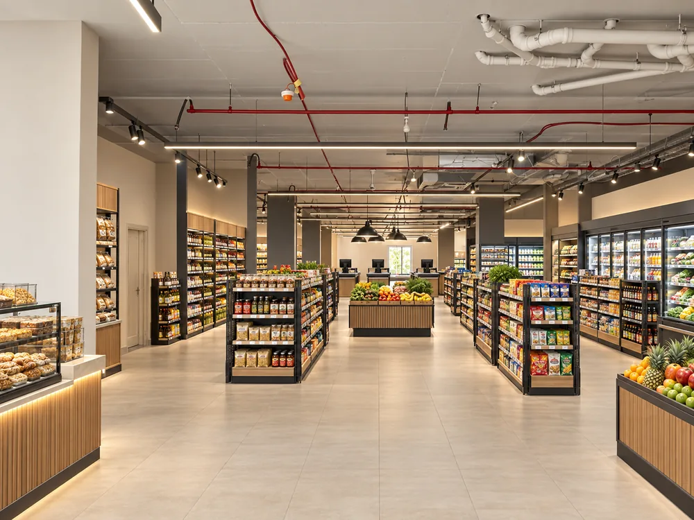 The supermarket inside Grand Mirage (illustrative)
