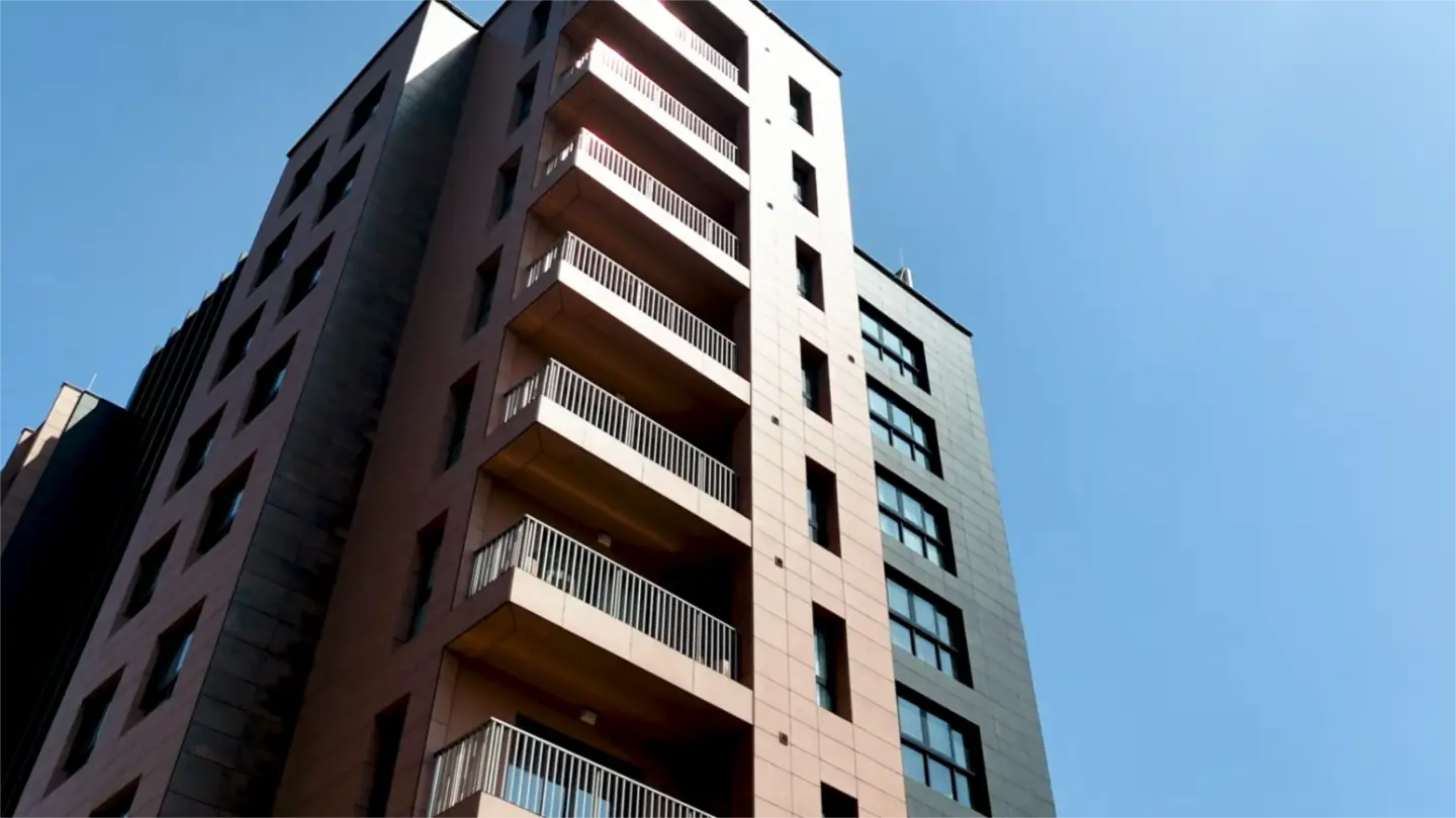 The completed towers of Grand Mirage, Airport Residential, Accra