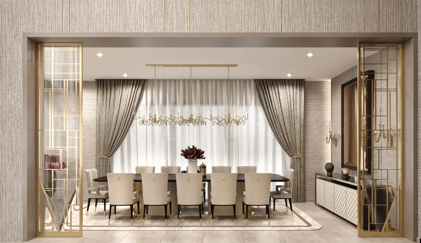 Dining room of a VIP penthouse at Grand Mirage (artist’s impression)
