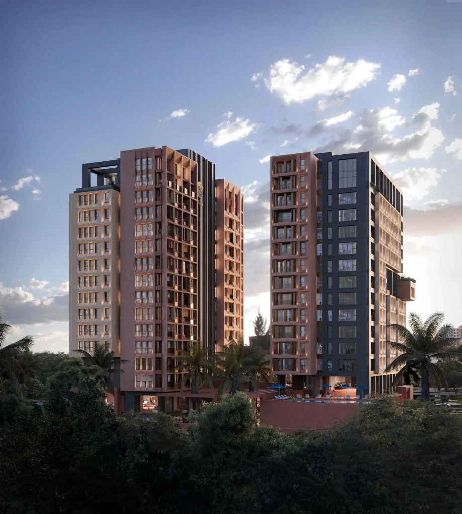 Grand Mirage rear view of the building