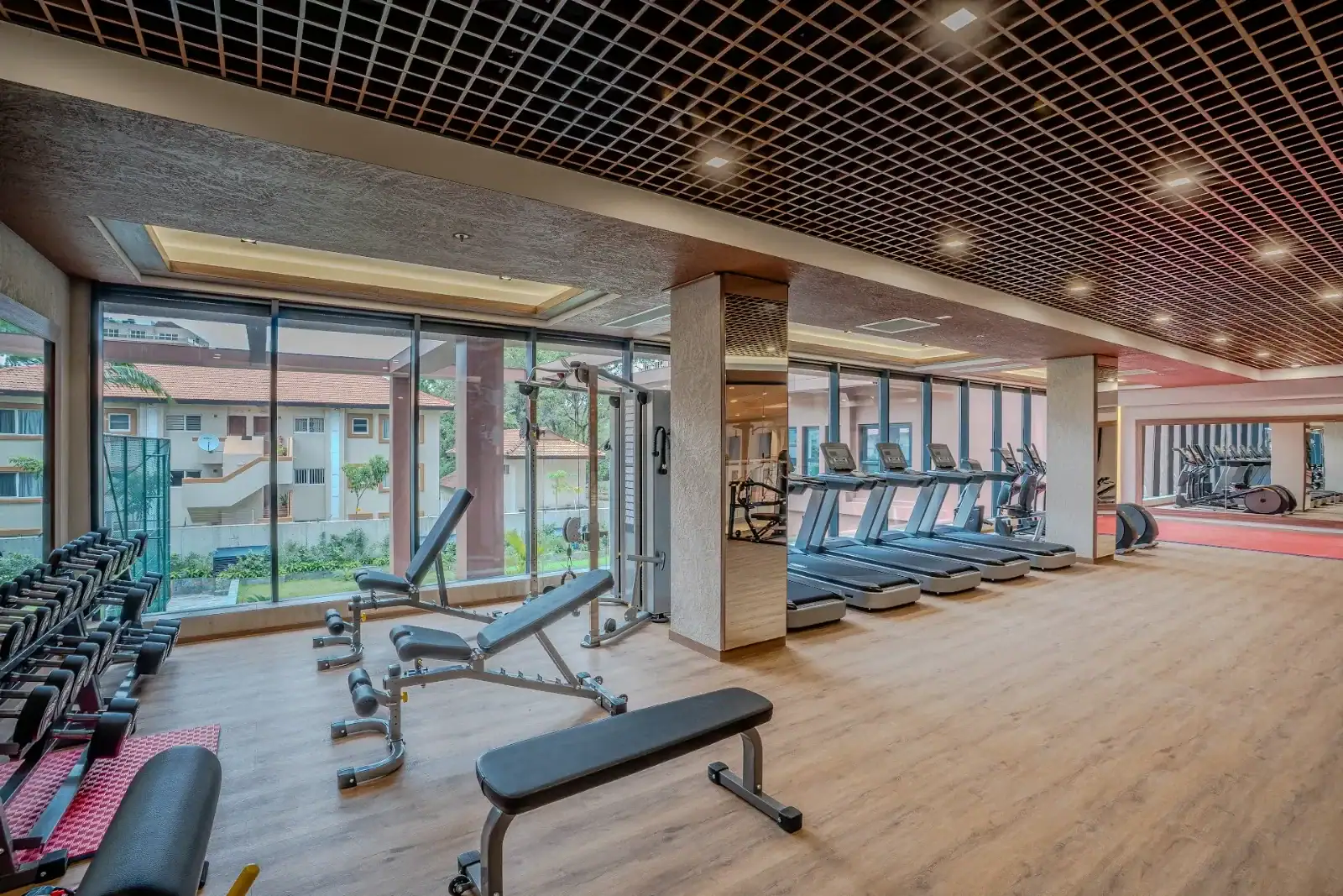Fitness centre at Grand Mirage, Accra